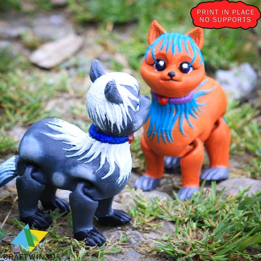 2.jpg Print in place Articulated Dog