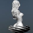 Preview14.jpg Invisible Woman Bust - Fantastic Four 3D print model