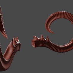 Illidan-cuernos5.jpg Archivo STL Illidan Horns / Cuernos de Illidan・Modelo para descargar y imprimir en 3D