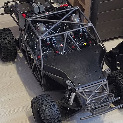 Edelstahl-Schutzblech Für Traxxas UDR – Hinterachse, 0,8 Mm Stark | Skid Plate Zur Abstützung & Abwehr Von Stößen