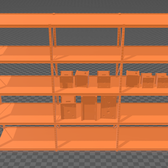 etagere-plus-moule-injection-plastique-1.png STL file shelf with injection molds・3D print design to download