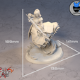 Measurements.png Saber/Artoria Pendragon - Fate Anime Figurine for 3D Printing STL