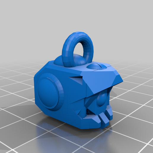 Unit 0 Keychain 3D model