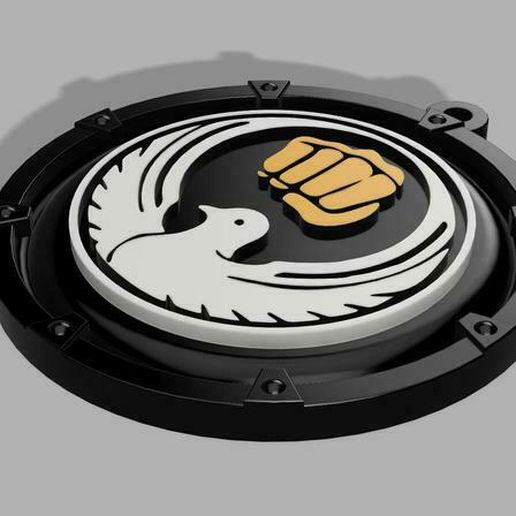 17bb2668-2d57-4545-8649-566593da8c3d.jpg Wado-Ryu Karate Medallion/Keyring