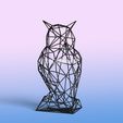 owl.jpg Owl - Resin print - Wire Art
