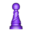 Pawn.obj Pièces d'échecs Helix Royale