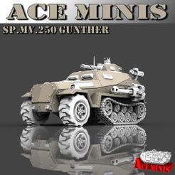SP.MV.250-Gunther-01.jpg 3D file SP.MV.250 Gunther APC IFV MRL・Template to download and 3D print