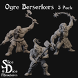 Ogre Berserkers Cover.png Ogre Berserkers Tabletop Miniature Pack