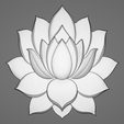 Snimek-obrazovky-2025-09-28-183243.png Lotusblume CNC Relief - STL 3D Modell für Holzschnitzerei | CNC Router Digital File (Personal Use)