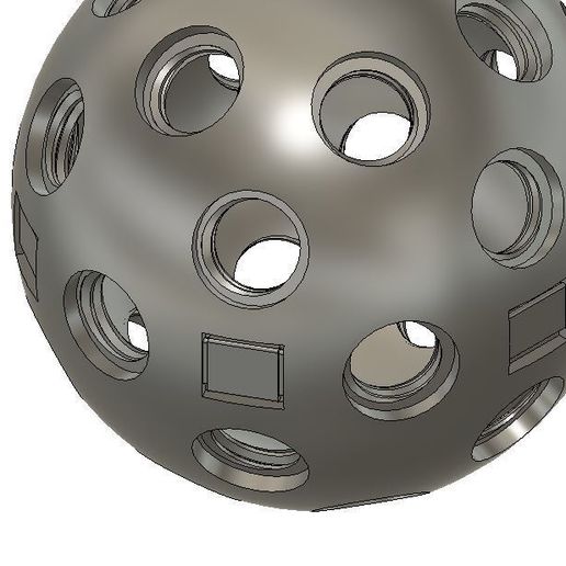 🎆 spikey sphere・Free STL File for ・Cults