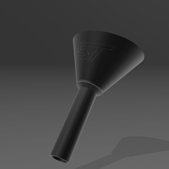 ST_easyfuel_funnel.png Fichier STL gratuit Ford easy fuel capless funnel version essence・Modèle pour impression 3D à télécharger