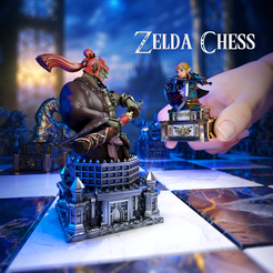 Chess-Showcase-01.png Legend of Zelda - Chess Set