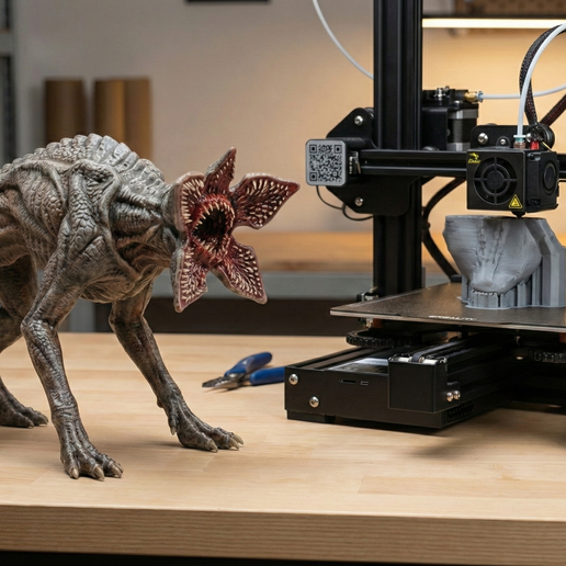 🐕 Demodog Figurine from Stranger Things・ STL File for 3D printing・Cults