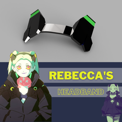huge.png STL file Rebecca's Headband・3D printing design to download