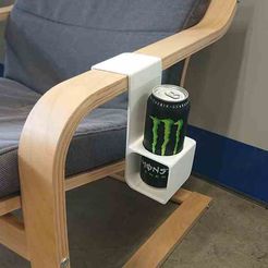 ikea_poäng_Getraenkehalter.jpg STL-Datei IKEA POÄNG kostenlos・3D-Druck-Idee zum Herunterladen