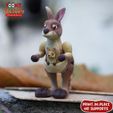 b.jpg Print In Place Cute Flexi Kangaroo