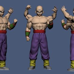 0001.jpg Archivo STL Ten Shin Han・Modelo de impresión 3D para descargar