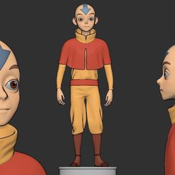 6.jpg Archivo STL gratis Aang Avatar・Modelo para descargar y imprimir en 3D