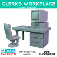 ClerksArt.png Файл STL Рабочее место клерка・Модель для загрузки и печати в формате 3D
