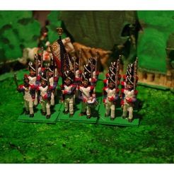 2b1a0bd70740bbdab02fda3cef53ab03_preview_featured.JPG Fichier STL gratuit Napoléonics - Partie 15 - Grenadiers de la vieille garde française・Modèle imprimable en 3D à télécharger