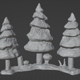Pine-Tree-2.png Pine Trees for Tabletop Wargaming Scatter Terrain or Scenery