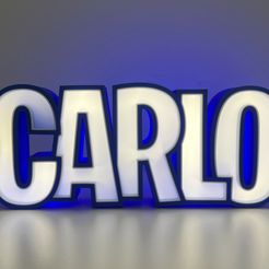 CARLO.jpg CARLO LED name lamp