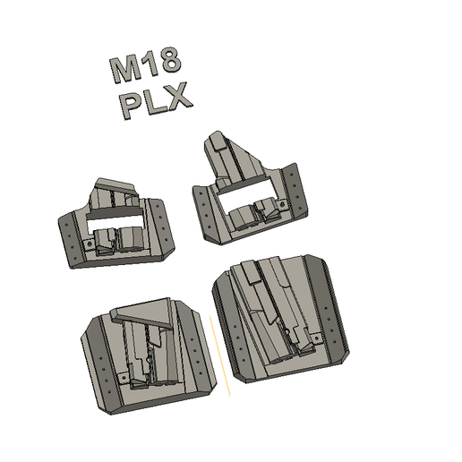 SIG Sauer M18 (P320 M18) - Olight PL-X Split Mold (15° Cant)