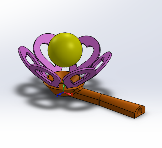 Blow Flower - 3D model önizlemesi