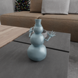 HighQuality2.png 3D Snowman Christmas Decor with 3D Stl Files & Snowman Gifts, 3D Figure, Snowman Ornament, 3D Print File, Snowman Decoration, 3D Printing