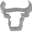 byk2.jpg cookie cutter -  bull