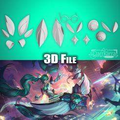 SonaSG03.png Accessoires Star Guardian Sona League of Legends Fichiers STL