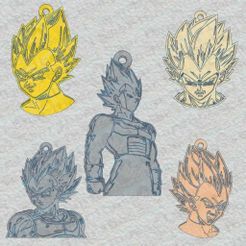 Pack-Llaveros-Vegeta.jpeg Vegeta Schlüsselanhänger - Dragon Ball Z
