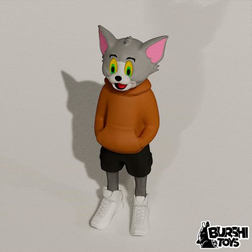 Tom-and-jerry-urban-style-3.jpg Tom (Tom & jerry) Urban Vibes (multiparts/3mf)