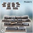 2.jpg Set of destroyed and derailed train and locomotive carcasses (5) - Modern WW2 WW1 World War Diaroma Wargaming RPG Mini Hobby
