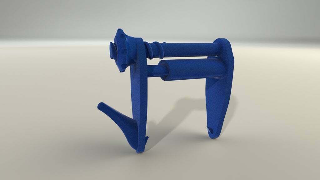 Free STL file Adjustable Cubicle Coat Hanger・3D print design to