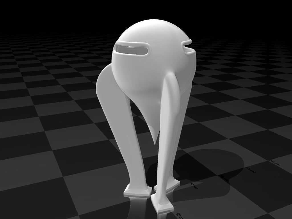 STL file MIB styled alien spaceship - building・Design to download and ...