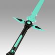 8.jpg Sao Kirtos Dark Repulser Sword cosplay prop weapon
