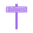 Balloon Sign.obj 🌈🕹️BALLOON BOY (BJD) - FNAF2 🕹️🌈