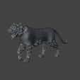 32.png Tiger V29 - Voronoi Style, Spider Web and LowPoly Mixture Model