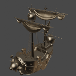 sin_nombre.png One Piece Odyssey - Thousand Sunny Boat Detailed Model