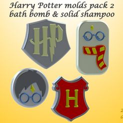 hp2.jpg Archivo STL HARRY POTTER MOLDS PACK 2: BATH BOMB, SOLID SHAMPOO・Diseño de impresión en 3D para descargar