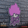 Rose-All-Day-2B.png Rosé All Day Sign - Dragon Ball - Goku Black
