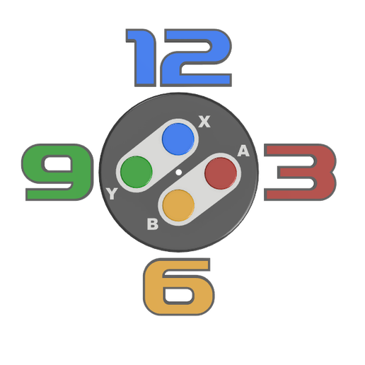 ⌚ Reloj Super Nintendo・Archivo 3D para Impresión 3D・Cults