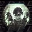 Principale12.png STL file Harry Potter night light lithophane・Template to download and 3D print