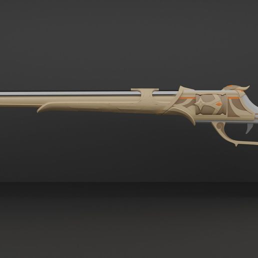 🔫 Genshin impact Chevreuse Gun 3d print model 3D print model・ STL File ...