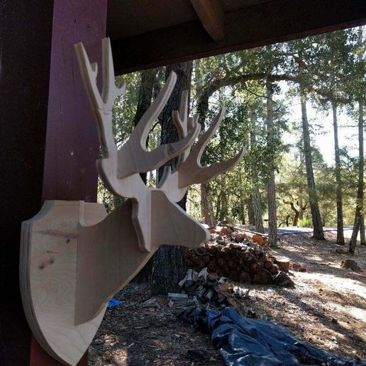 Deer Bike Rack (Easy Cut) - 3D model önizlemesi