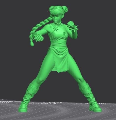 🎮 Neo-Fusion Martial Maiden: Chun-Li x Ranma Dark Mechanica ・Free STL ...