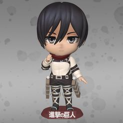 Mikasa.jpg Archivo STL Mikasa Ackerman Shingeki no Kyojin・Diseño de impresión en 3D para descargar