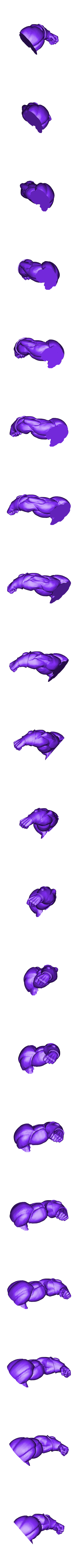 left_arm_fixed.stl Broly - Dragon Ball Z