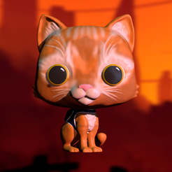 Stray.png OBJ file Funko Stray・3D printing design to download, Axos3d